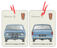 Ford Zephyr Six 1951-56 Air Freshener